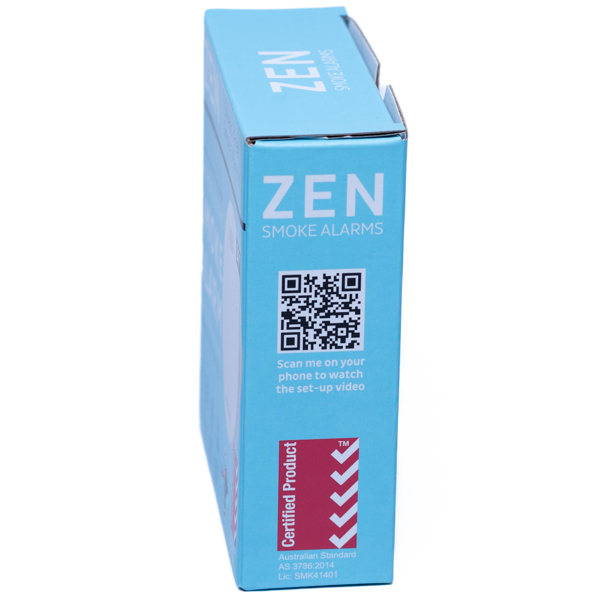 ZEN Interconnected Smoke Alarms - 1 Pack - right side
