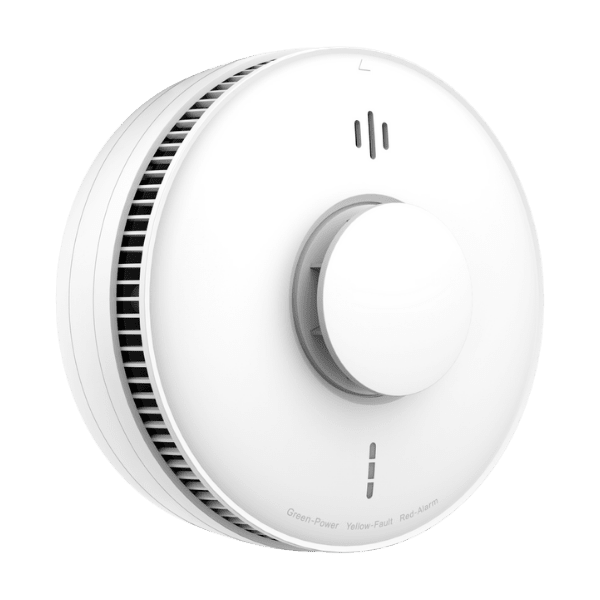 GT 240V Smoke Alarm - side angle view