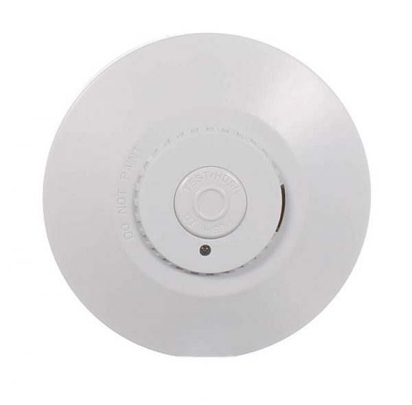 Red Wireless Interconnected Photoelectric Smoke Alarm - Front