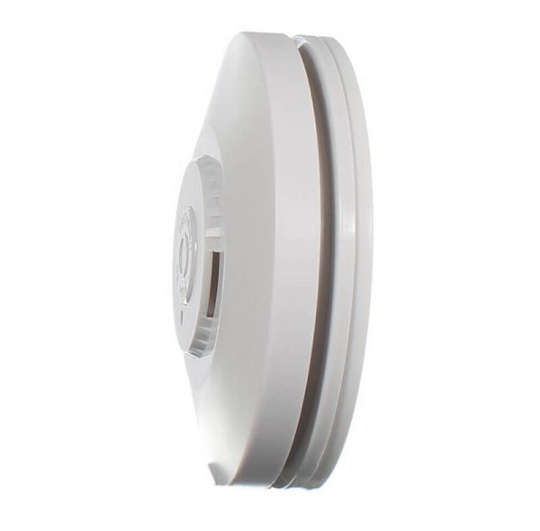 Red Wireless Interconnected Photoelectric Smoke Alarm - Side