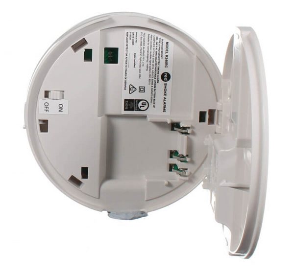 R240RC Wireless Interconnected Photoelectric Smoke Alarm - Open full