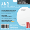ZEN Photoelectric Smoke Alarm Wireless Interconnectable - 1 Pack Back