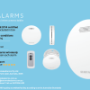 ZEN Photoelectric Smoke Alarm Wireless Interconnectable - 7 Pack Back