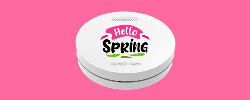 Interconnected smoke alarms - check them in Spring time