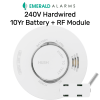 Emerald Interconnected Smoke Alarm 240V hardwired with 10 Year Lithium Battery and RF Module