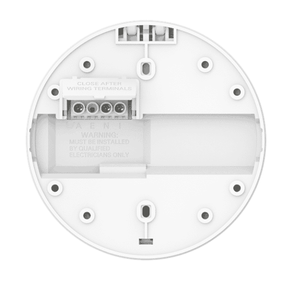 Emerald 240V Hardwired Interconnected Smoke Alarm - Back View