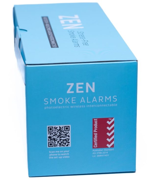 Interconnected Smoke Alarms - 10 Pack - Right Side Box Image