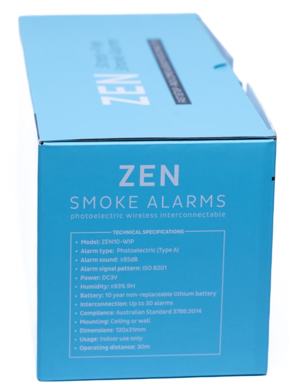Interconnected Smoke Alarms - 10 Pack - Left Side Box Image