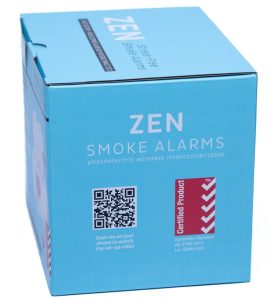 Interconnected Smoke Alarms - 5 Pack - Right Side Box Image