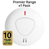 Wireless Interconnected Photoelectric Smoke Alarm - 1 pack
