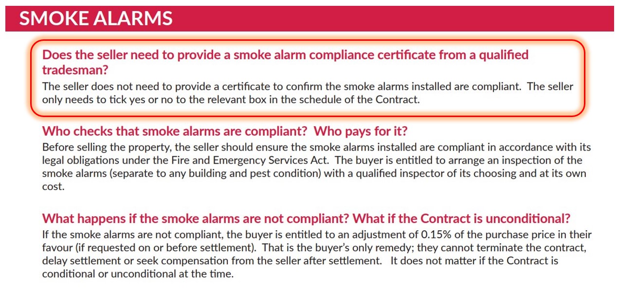 Selling in QLD and the smoke alarm compliance certificate