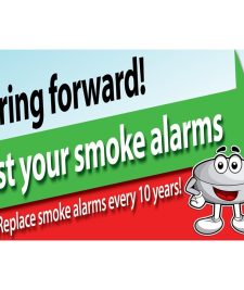 Test your smoke alarms in spring